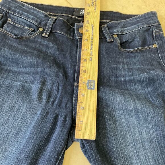 PAIGE Verdugo Crop JEANS WOMEN’S size 31 Blue Denim USA - Picture 7 of 11